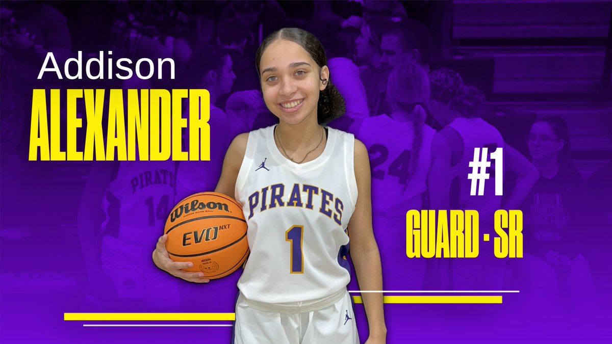 1 day till tip-off! Meet #1 Addison Alexander. Addi is a sharp-shooter, can get to the rim, and finish with her great moves around the basket. She has led the team in assist the past three seasons. Addi is on pace to become Bristow's all-time leading scorer.
