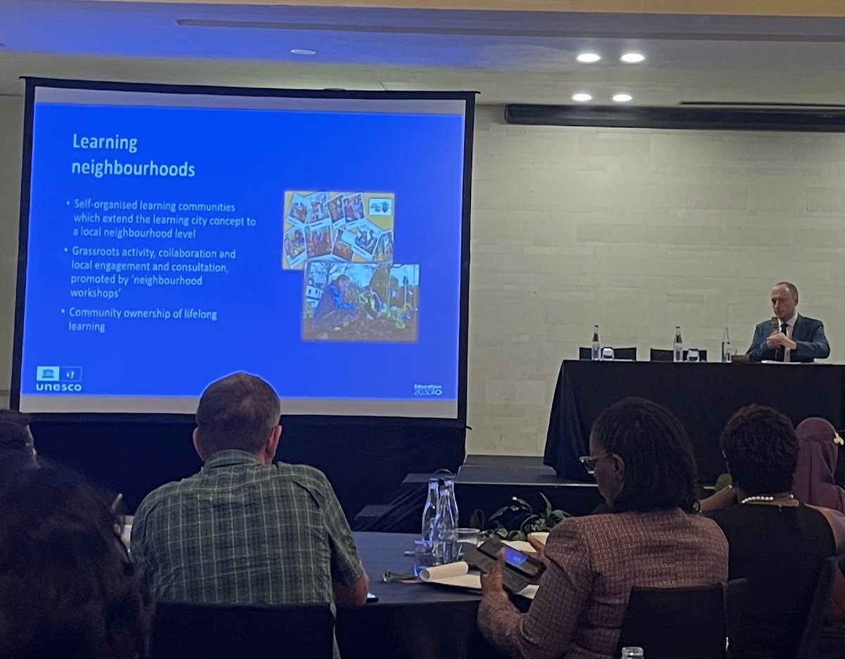 sotuama's tweet photo. That was a WOW moment seeing Alex Howells of UNESCO present Cork Learning Neighbourhoods as an example of best practice in learning cities at ICAE World Assembly in Bali #corklearningcity #learning neighbourhoods #aceucc https://t.co/PxHmi1CShX