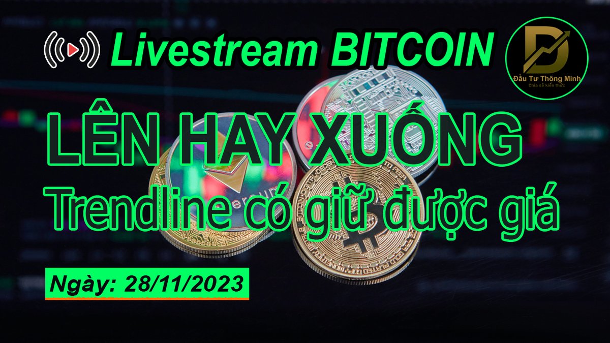 BITCOIN LÊN HAY XUỐNG - TRENDLINE HỖ TRỢ CÓ GIỮ ĐƯỢC GIÁ youtube.com/live/wCtWKUN3p… via <a href="/YouTube/">YouTube</a>