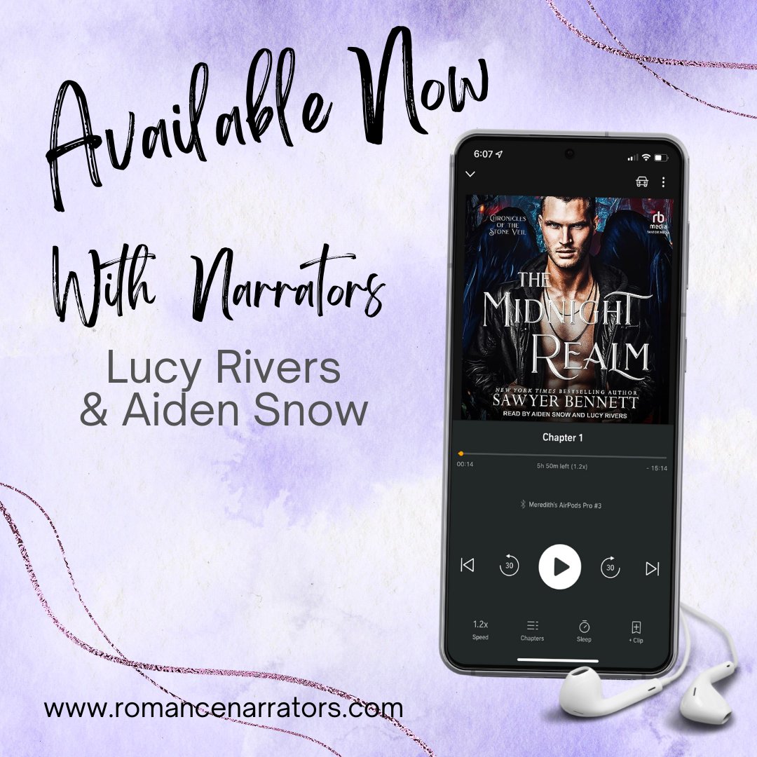 From our members @AKALucyRivers and @AidenSnowVoice, listen to The Midnight Realm, Book 7 in the Chronicles of the Stone Veil series by author @BennettBooks. Binge the series now from @TantorAudio.