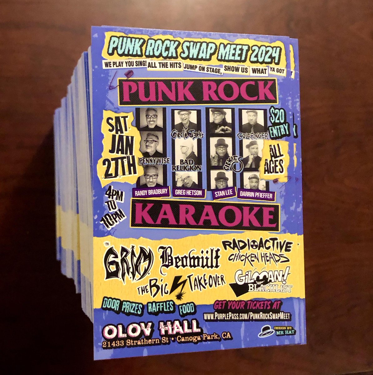 Grab a flyer at your favorite record store or head shop.