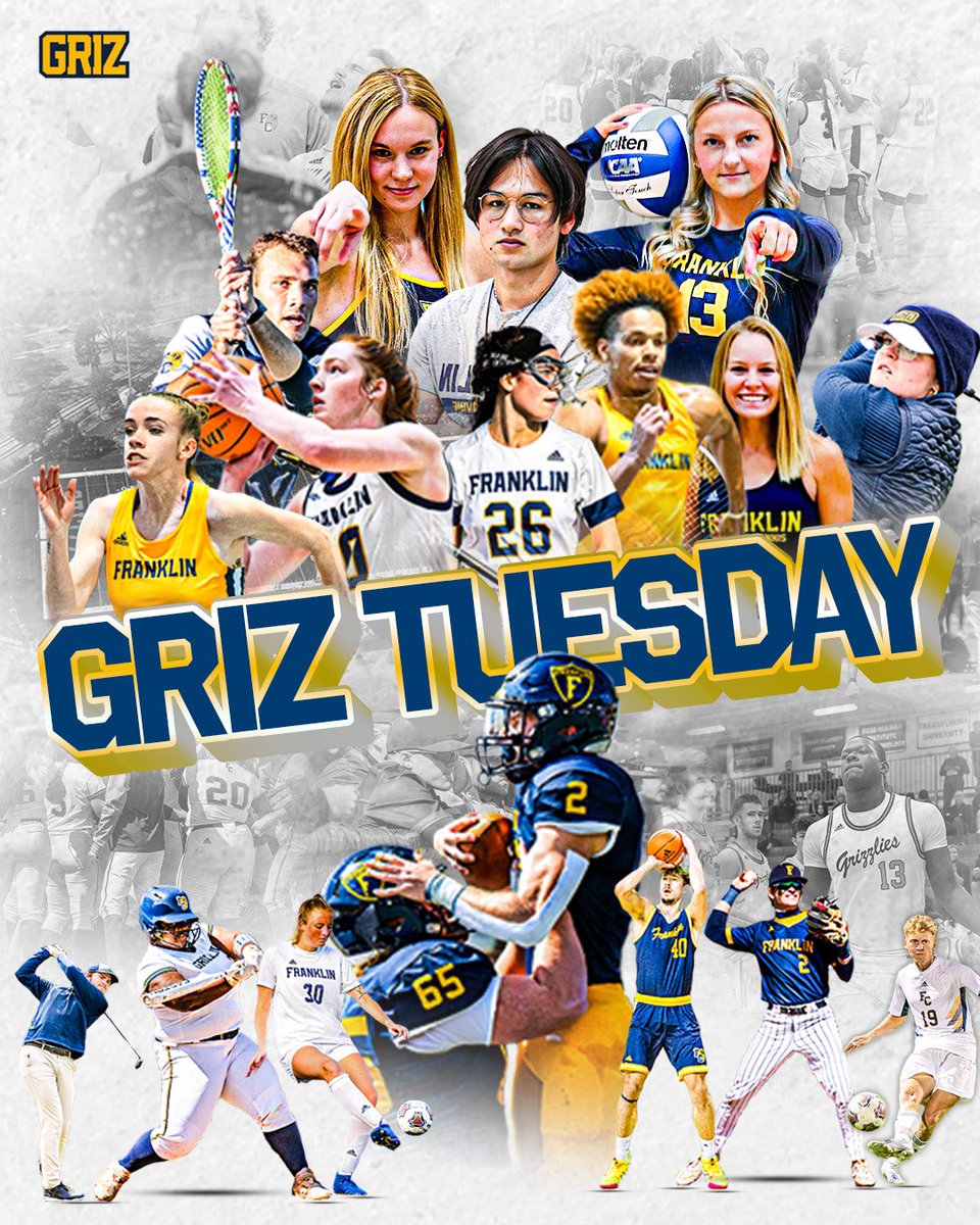 FranklinCollege's tweet photo. The fourth annual #GrizTuesday kicks off at MIDNIGHT. 

Support your favorite @FCGrizAthletics teams at the link below! 

https://t.co/BL4uZdQAmn https://t.co/W1pxwMQXsS