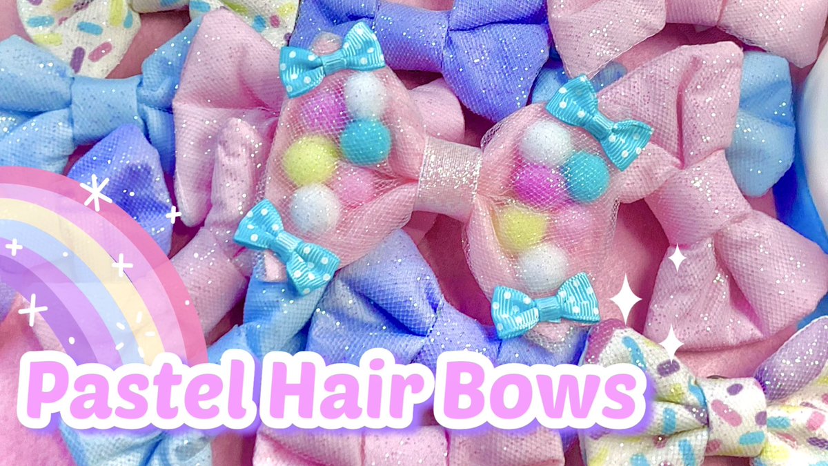 HolleyTeaTime's tweet photo. 🎀 New YouTube video on my channel. 💖 https://t.co/HKVot130yK #cute #hairbow #hairbows #fairykei #yumekawaii #cutecore #kawaiicute #YouTube #YouTuber #youtubechannel #pastel #aesthetic #kawaiiaesthetic https://t.co/7LTUIYEaGX
