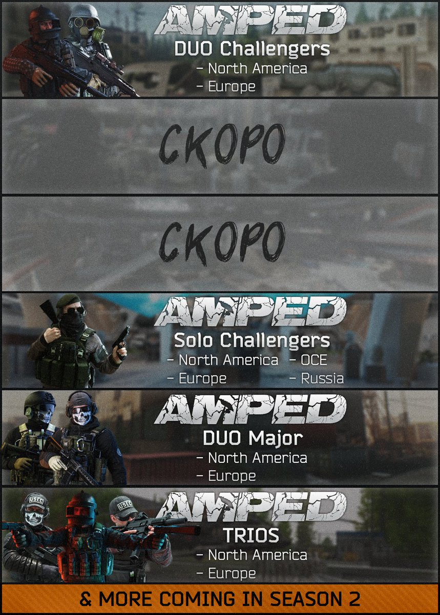 huntpremier's tweet photo. A look forward 👀

Some of our planned events for #Season2 https://t.co/hF58oYHJeu