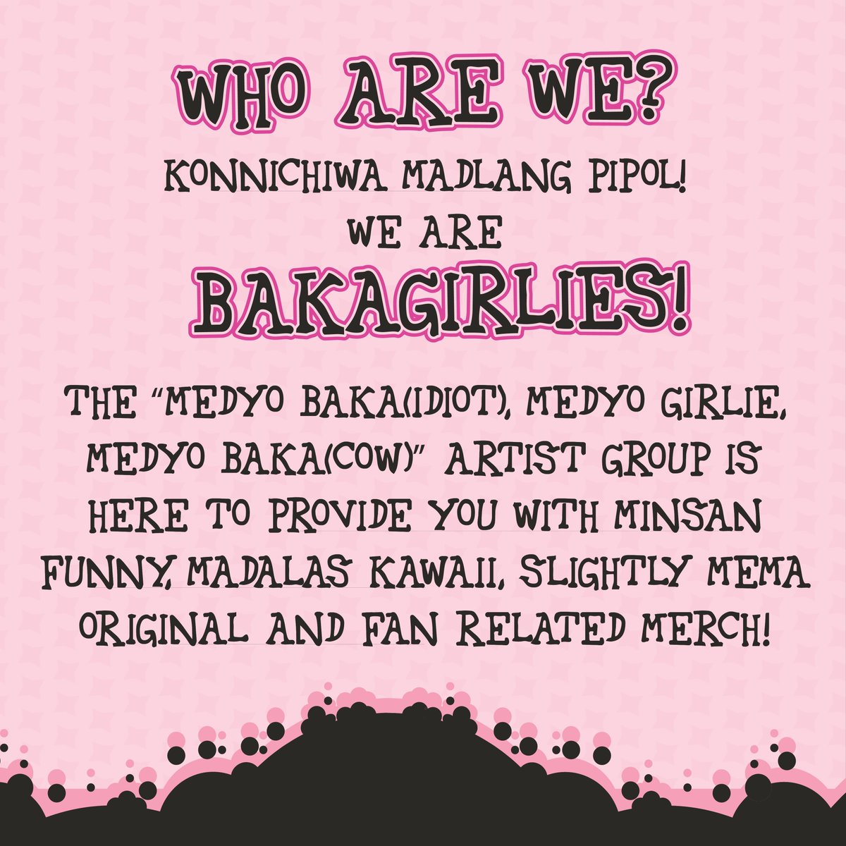 🖤🩷 okay ,  but  like,  sino  ba  kami?  🐮🐄🩷🖤

🏷️:  #bakagirlies #artph