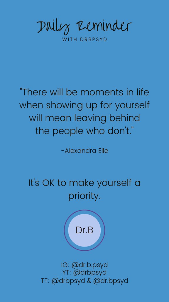 Show up for yourself and you will never feel incapable. 
Daily reminders for #healing #motivation #inspiration #Empowerment #dailydose #MentalHealthMonday #MondayMotivation #mondaymood #mentalhealth #retrainyourbrain #drb #drbpsyd