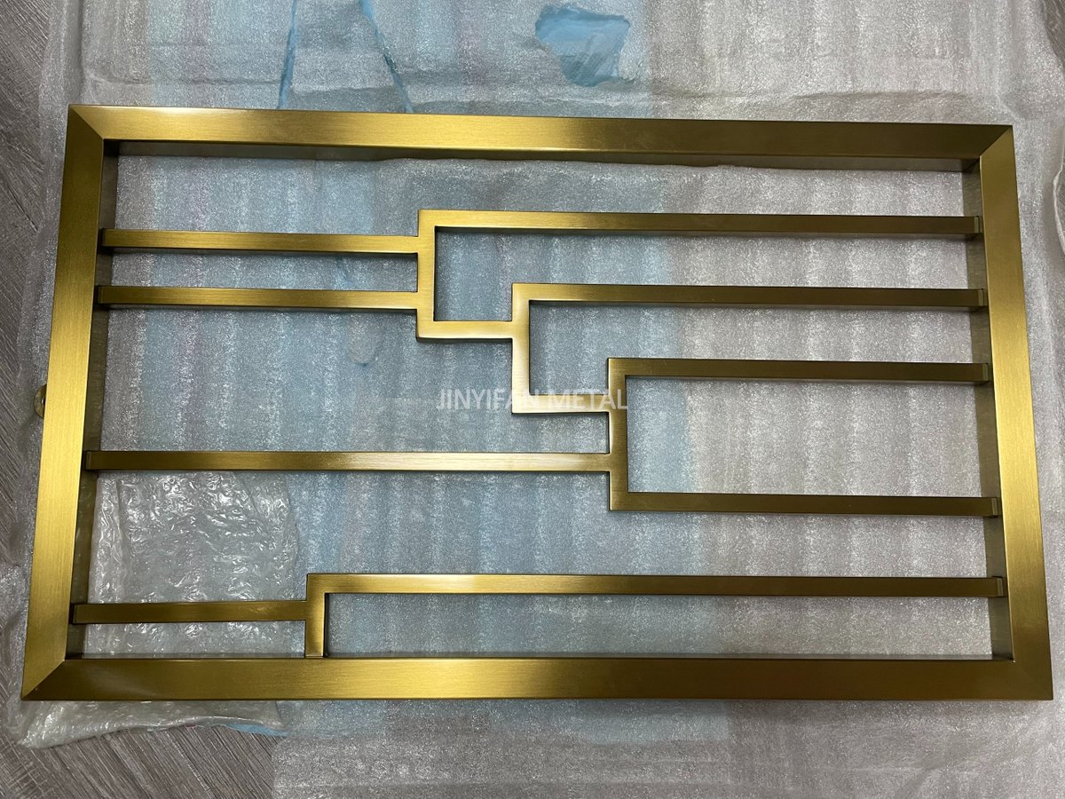 JYFMETAL's tweet image. The small samples for stainless steel screen partition
Rose gold brushed finish and gold brushed finish
#screenpartition #metal #stainlesssteel