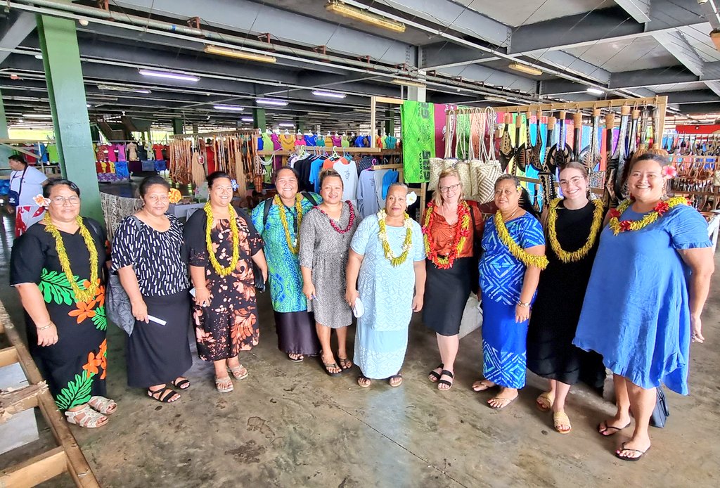MeleMauala's tweet photo. Taking HE Luck +members of the Australian High Commission, Samoa to visit the #Salelologa market in #Savaii to meet women vendors+ management. #Markets4Change making markets #cleaner, #greener, and #safer! The 5 year, $5.3 mil AUD,is picking up speed! @unwomenpacific @UNDP_Samoa https://t.co/HyR3izbTT8