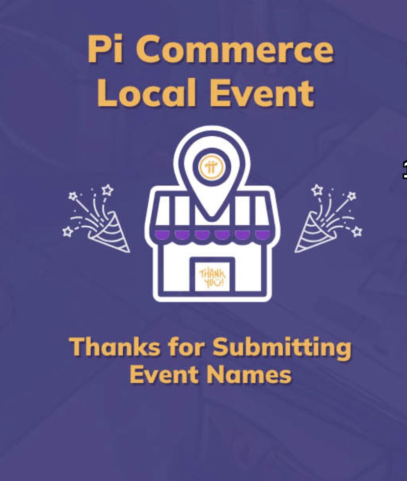 jkjournalist9's tweet image. Thanks, pioneers, for your imaginative ideas for the Pi Commerce event name! 🚀 The Core Team is currently reviewing your suggestions. Stay tuned for the big reveal and more event details! #PiCommerce #TeamWork 🌟
#pievent 
#PiNetwork