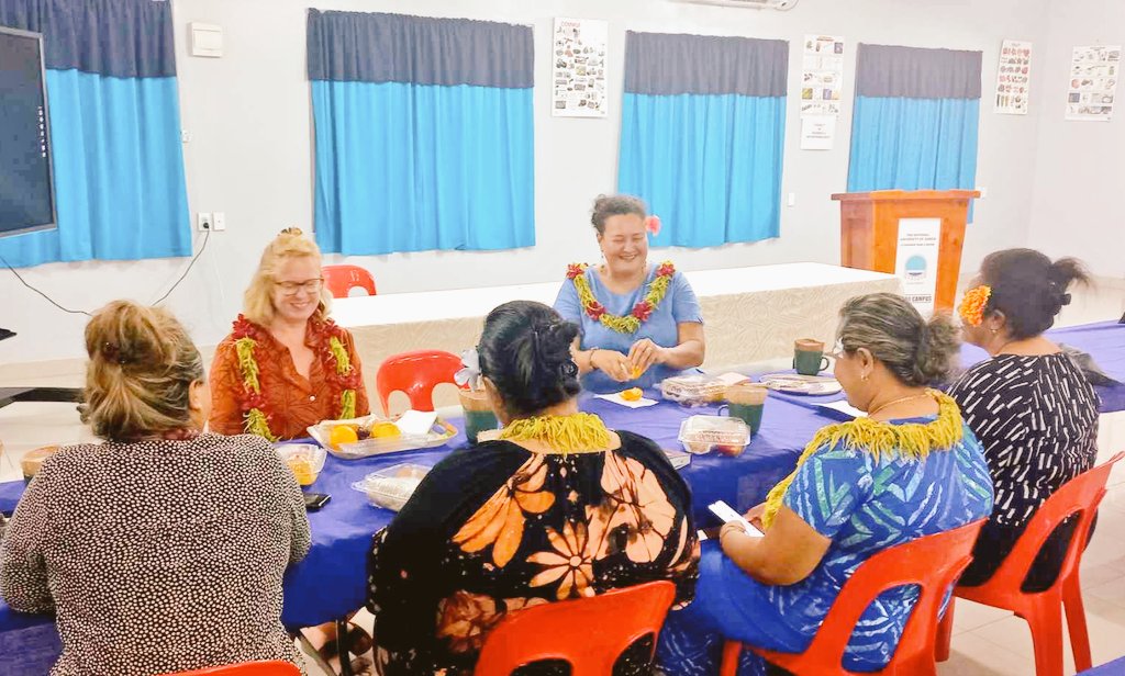 MeleMauala's tweet photo. Taking HE Luck +members of the Australian High Commission, Samoa to visit the #Salelologa market in #Savaii to meet women vendors+ management. #Markets4Change making markets #cleaner, #greener, and #safer! The 5 year, $5.3 mil AUD,is picking up speed! @unwomenpacific @UNDP_Samoa https://t.co/HyR3izbTT8