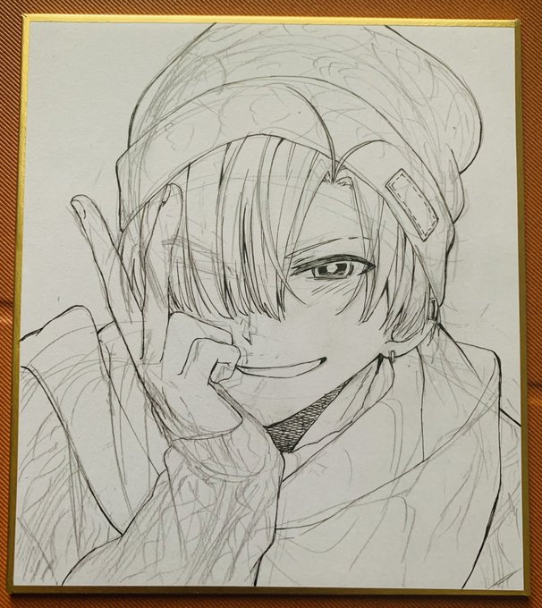 なんか色紙できてきてる 