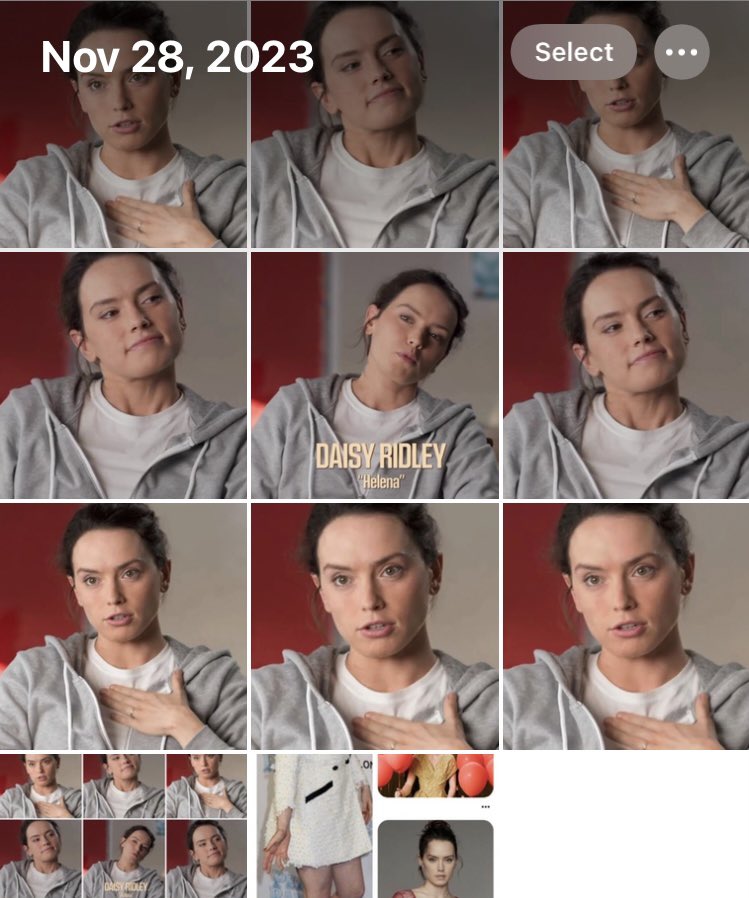 oliviamunne's tweet photo. Daisy Ridley 4 seconds interview. My camera roll.. #lifeofafan https://t.co/GWSvx4EBYQ