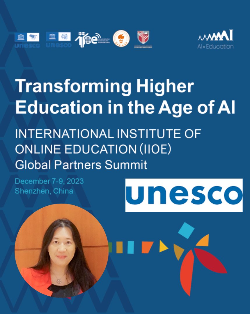 🌐✨Honour to be invited as keynote at the UNESCO IIOE Global Partners Summit on Dec 7. Get a chance to engage with leading minds worldwide to unlock the potential of AI integration! 👉 us06web.zoom.us/webinar/regist… @UNESCO @SUSTechSZ @hku_education @HKUniversity