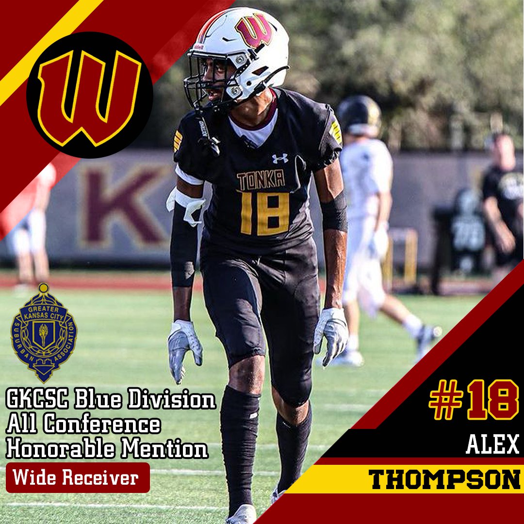 2023 GKCSC Blue Division All-Conference Honorable Mention Senior Wide Receiver Alexzander Thompson (@Thom6Alexzander)