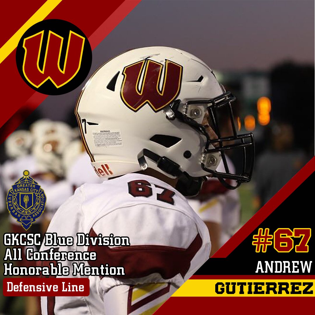 2023 GKCSC Blue Division All-Conference Honorable Mention Junior Defensive Linemen Andrew Gutierrez