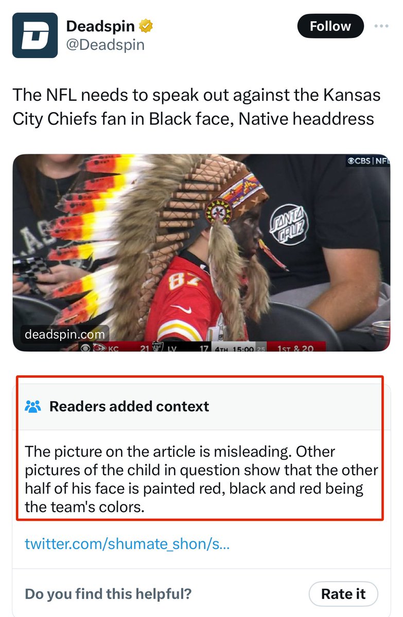 alx's tweet image. Community Notes ftw

Shame on you @carronJphillips &amp;amp; @Deadspin