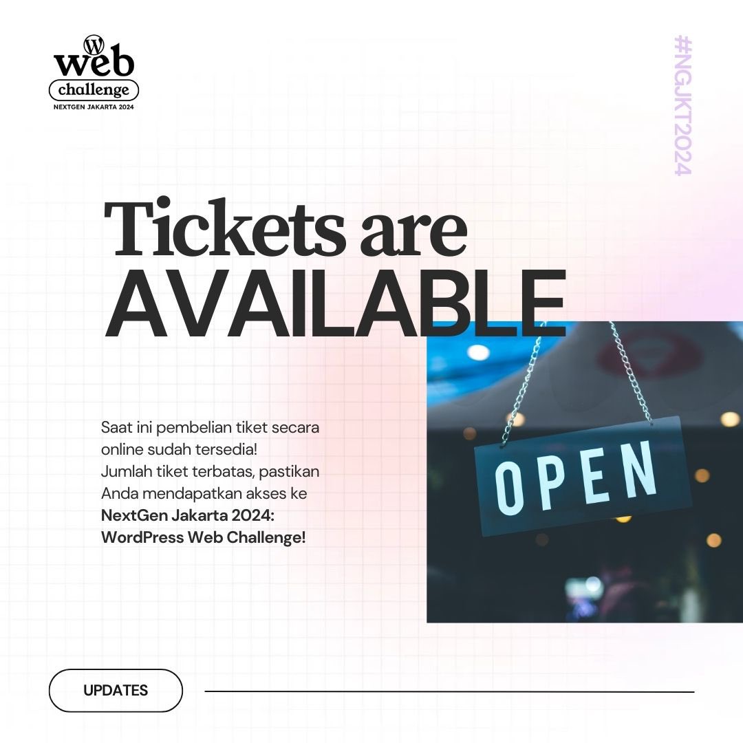 wcjkt's tweet photo. Pastikan kehadiranmu dengan mengunjungi tautan ini https://t.co/yCZlUioCUG.
Jangan lewatkan kesempatan ini dan ajak sebanyak mungkin teman dan kolega untuk meramaikan acaranya! π
#wordpress #wordpressjakarta #nextgenjakarta #ngjkt #nextgenjakarta2024 #webchallenge https://t.co/3t3fIXfK7d