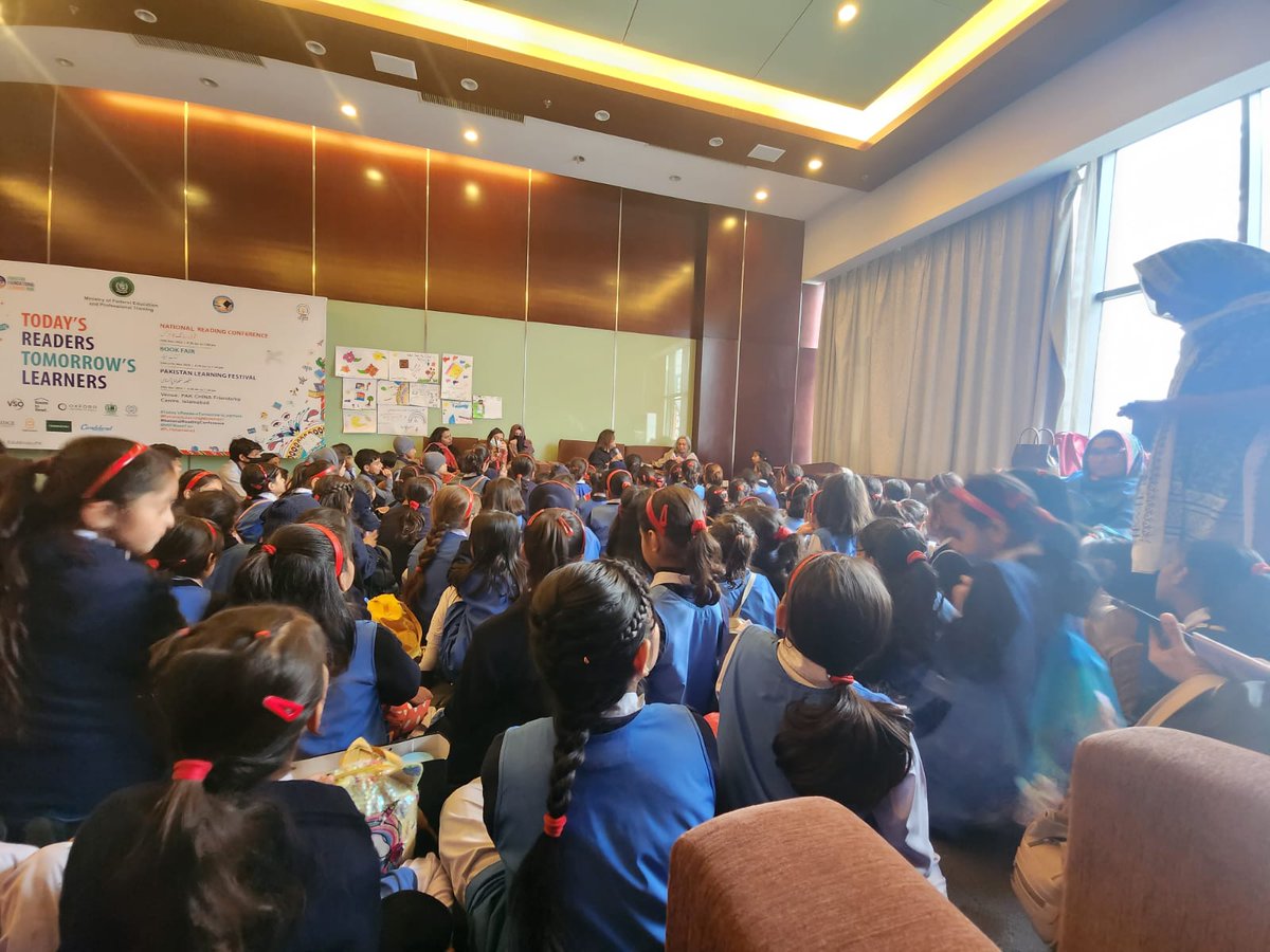 OUPPakistan's tweet image. Catch a glimpse of the diverse interactive sessions presented by Oxford University Press Pakistan at the Pakistan Learning Festival in Islamabad, held at the Pak-China Friendship Centre from 25 to 27 November 2023.

@plf_pk #PakistanLearningMovement #PLF #PakistanLearningFestival