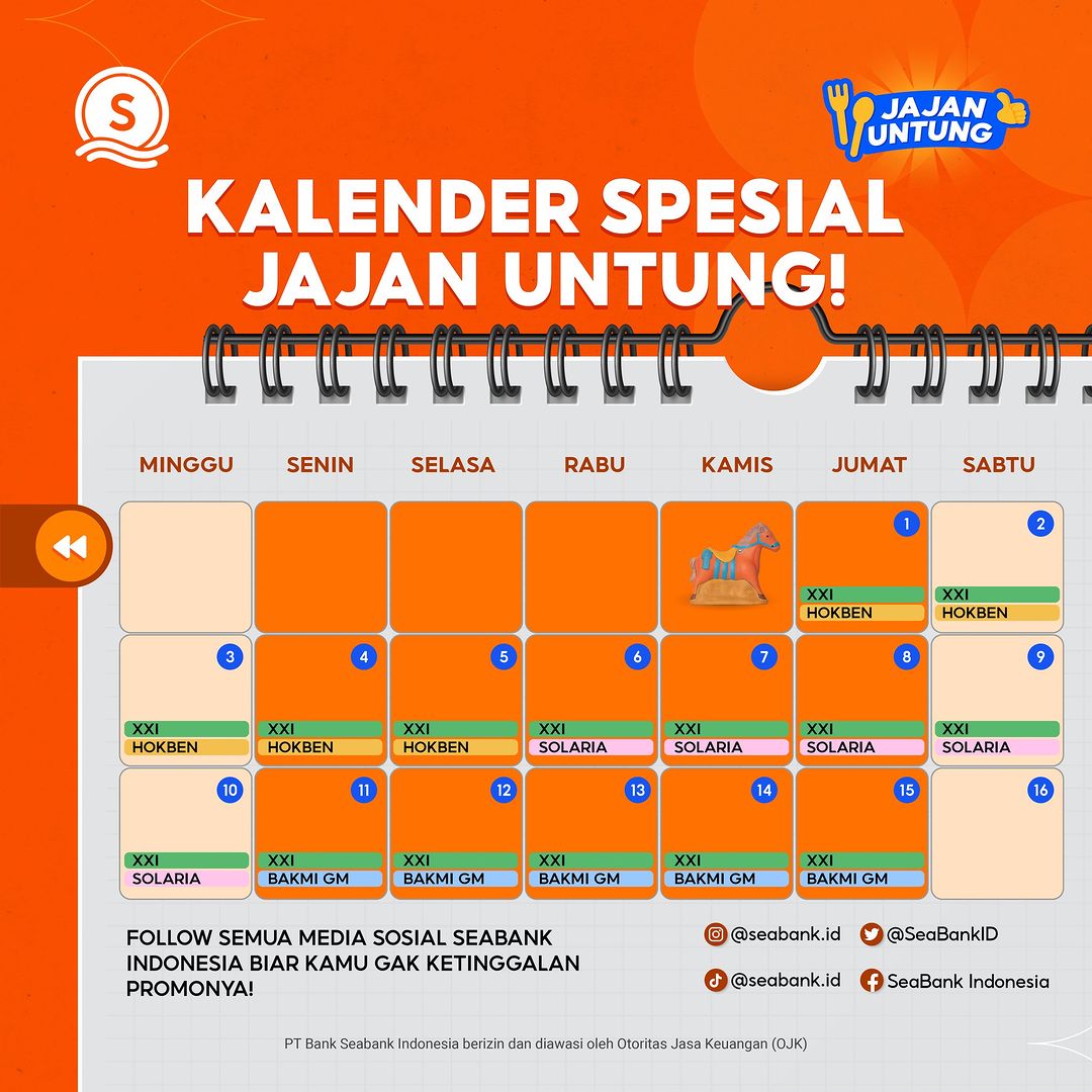 RacunBelanja's tweet photo. SeaBank cashback hingga 100%
🗓️ Mulai 1 Desember 2023 https://t.co/obUqrfpw8i