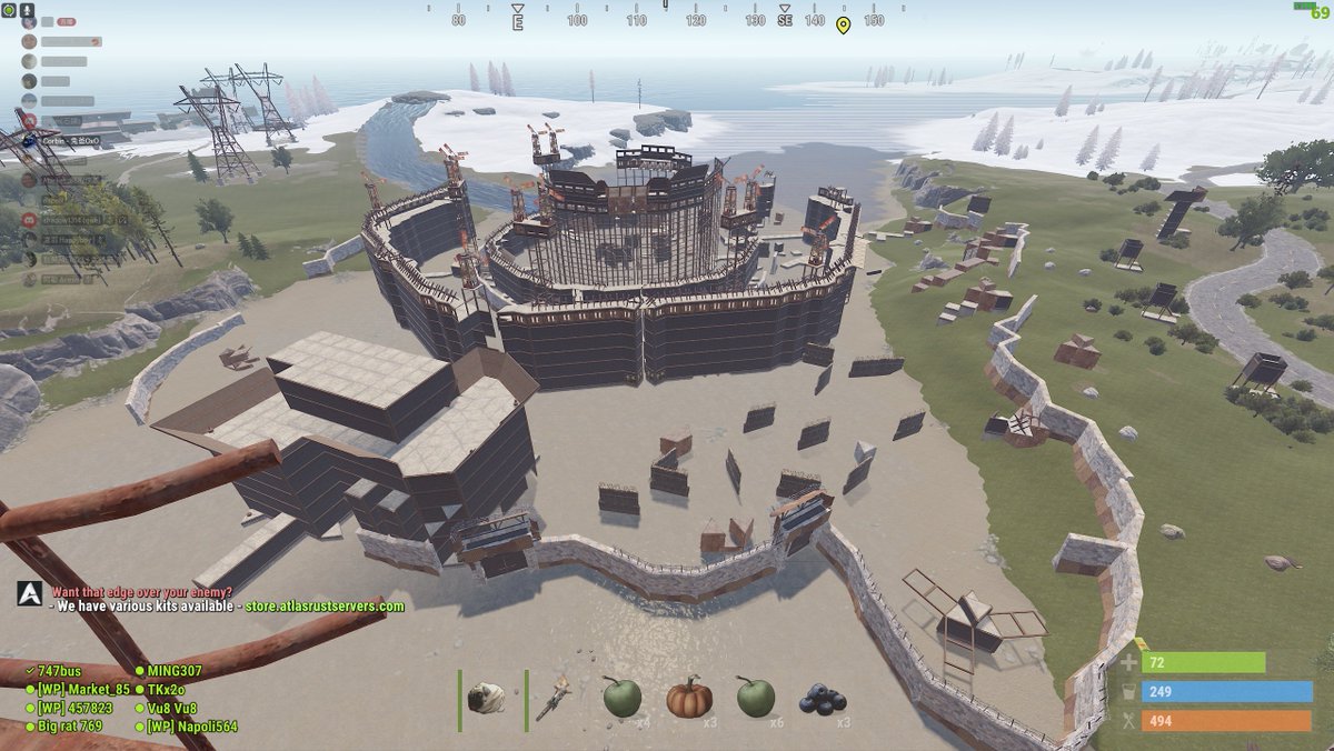 O6RQaI2ugBFJZbc's tweet image. 同盟と合わせて20人ぐらいでfoundation raidしました！
#RUST #RUSTPVP #RUSTRAID