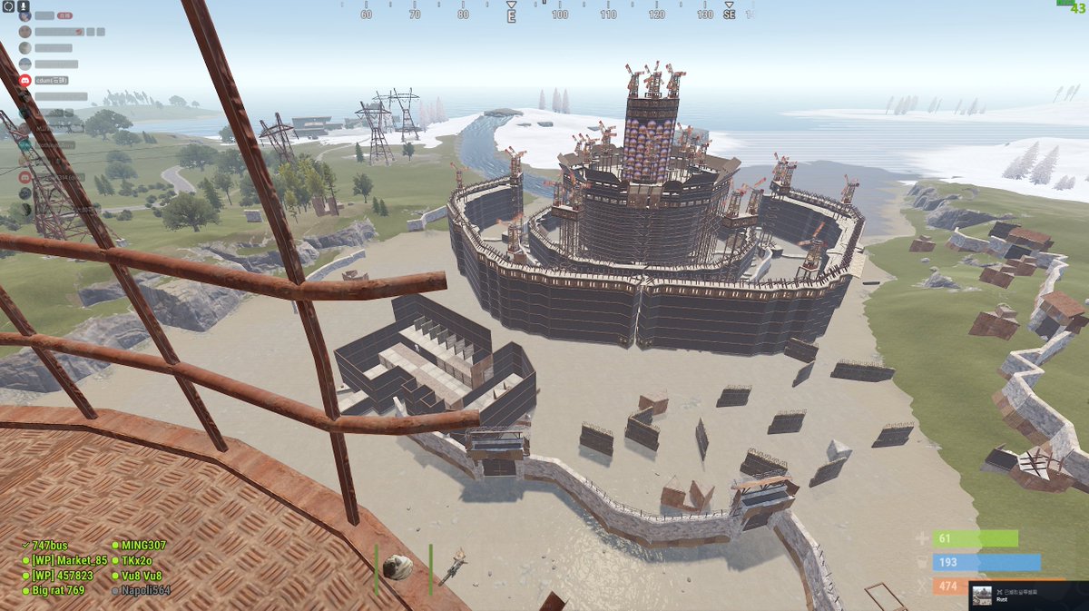 O6RQaI2ugBFJZbc's tweet image. 同盟と合わせて20人ぐらいでfoundation raidしました！
#RUST #RUSTPVP #RUSTRAID