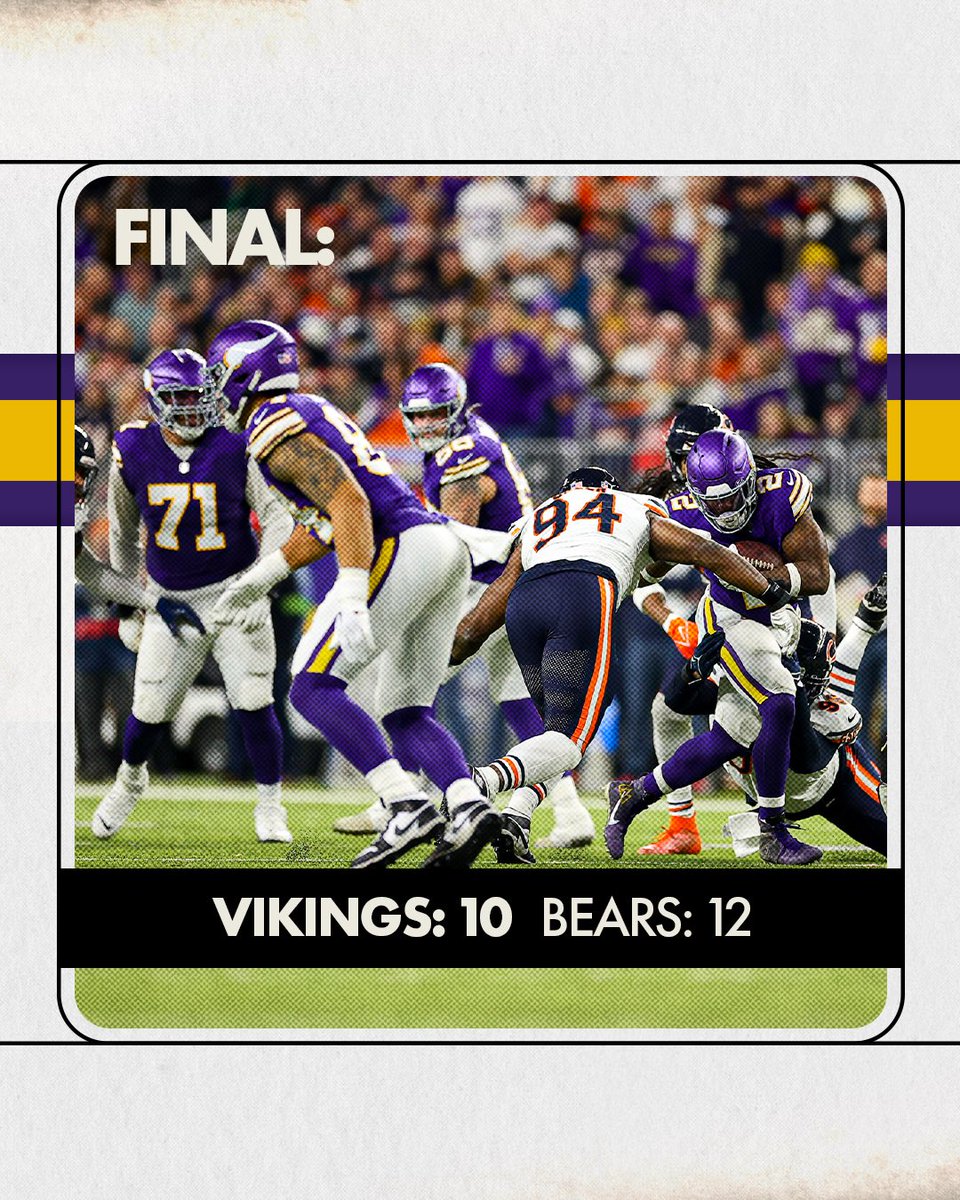 Vikings's tweet photo. Final https://t.co/dv7097GBIV