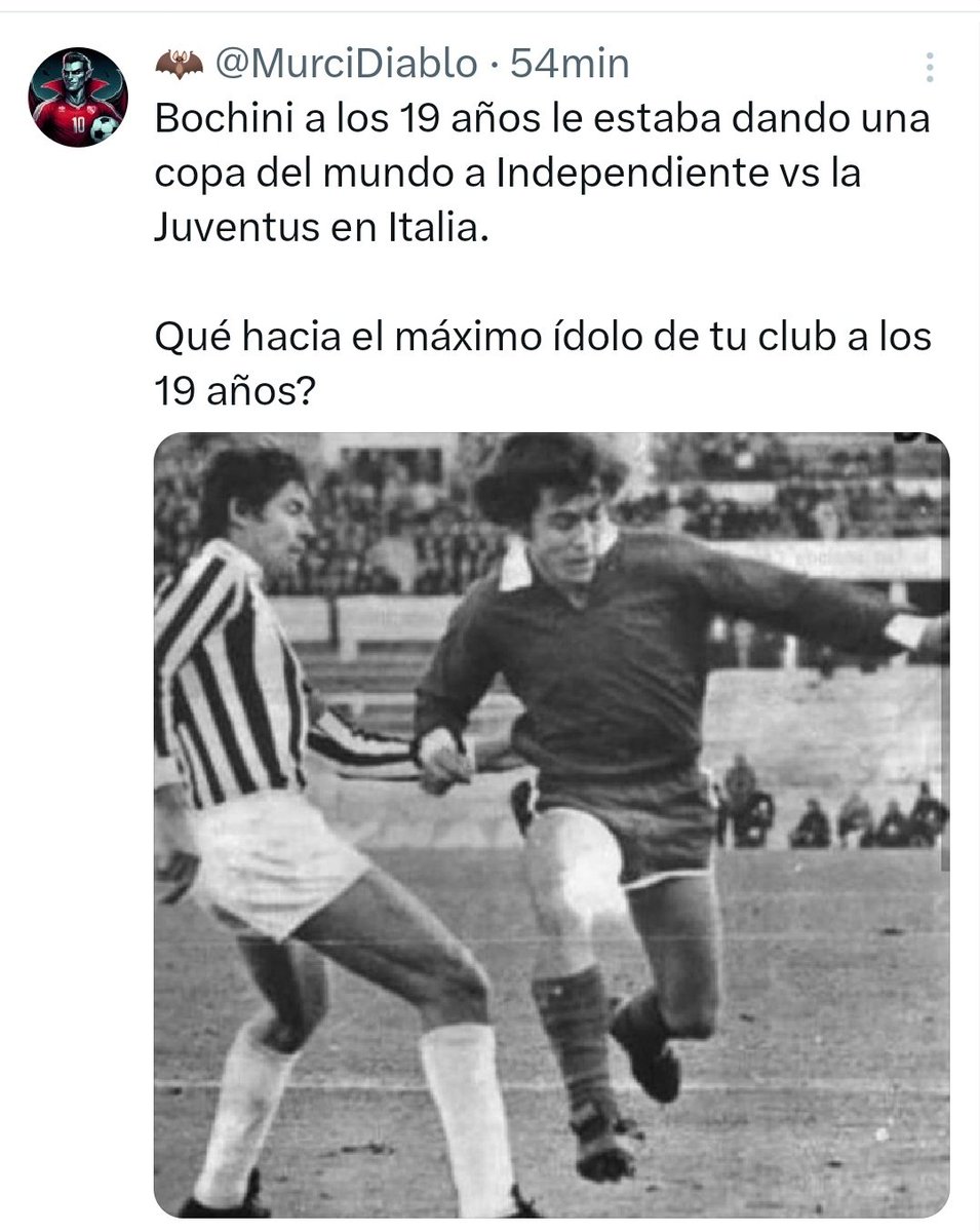 Balmocai's tweet photo. "Prefiero perder un partido y no quemar un chico" #Independiente https://t.co/XjPAO9xMba
