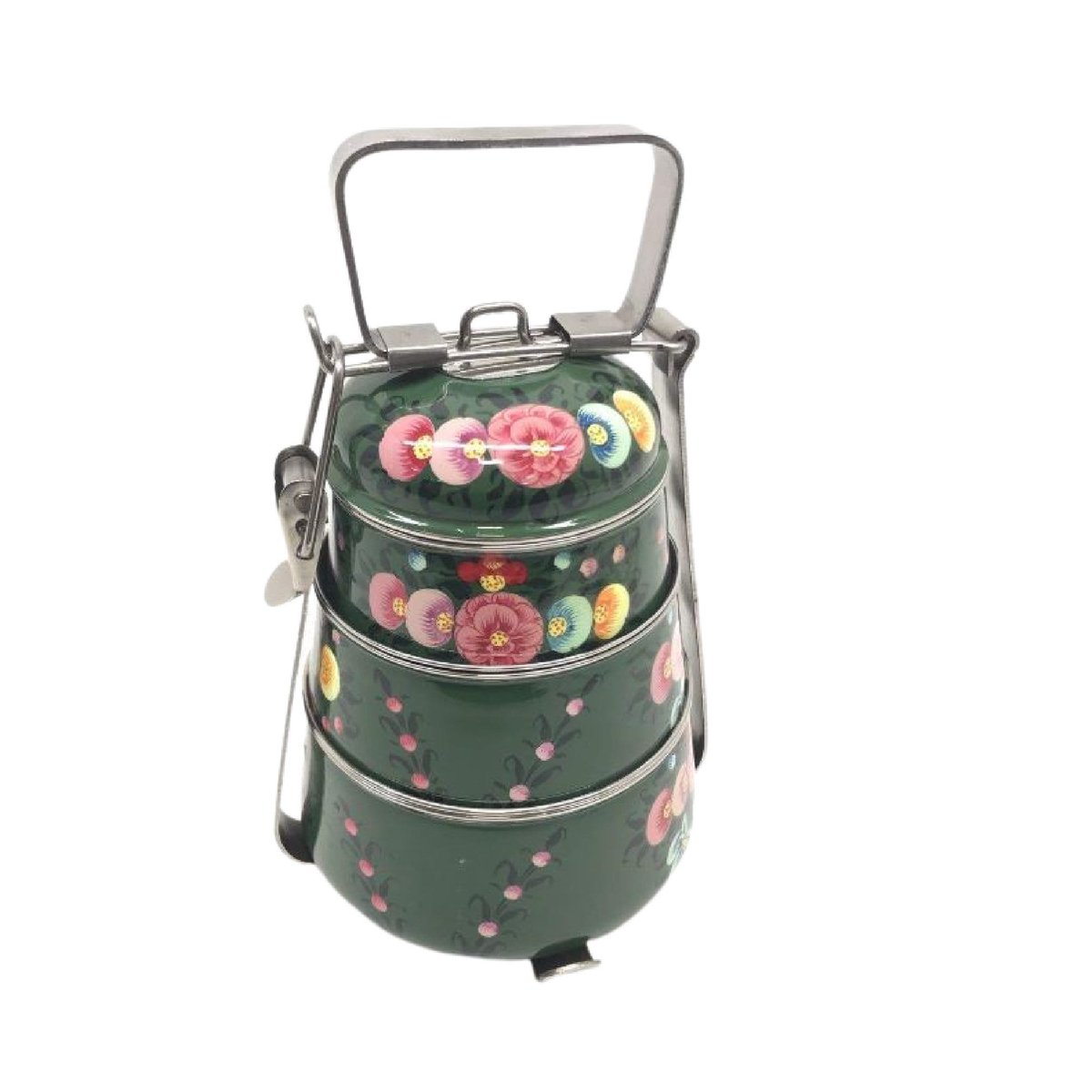 JunkYardBlonde's tweet image. Vintage Tiffin Enamel Floral Lunch Box Picnic Carrier with 4 Compartment Food Caddy, Hand Painted, Free Shipping tuppu.net/1245d45c #JunkYardBlonde #Etsy #HawkStack