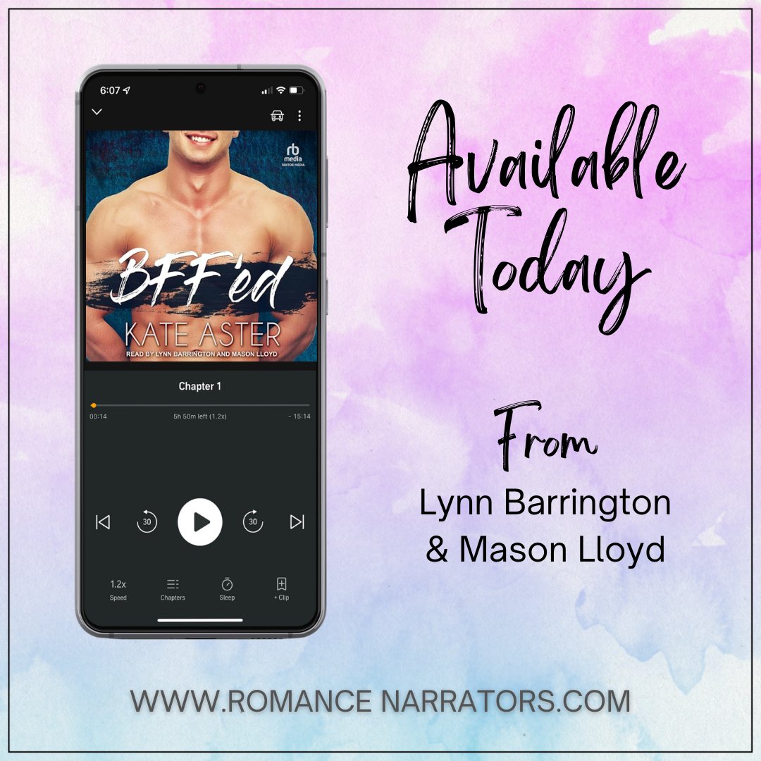 For me, my bestie is off limits. But I need something from him. Something only he can give me... Listen to BFF'ed by author @KateAsterAuthor today! Narrated by our member Lynn Barrington with Mason Lloyd, book 1 in the Brothers in Arms series is available now from @TantorAudio.