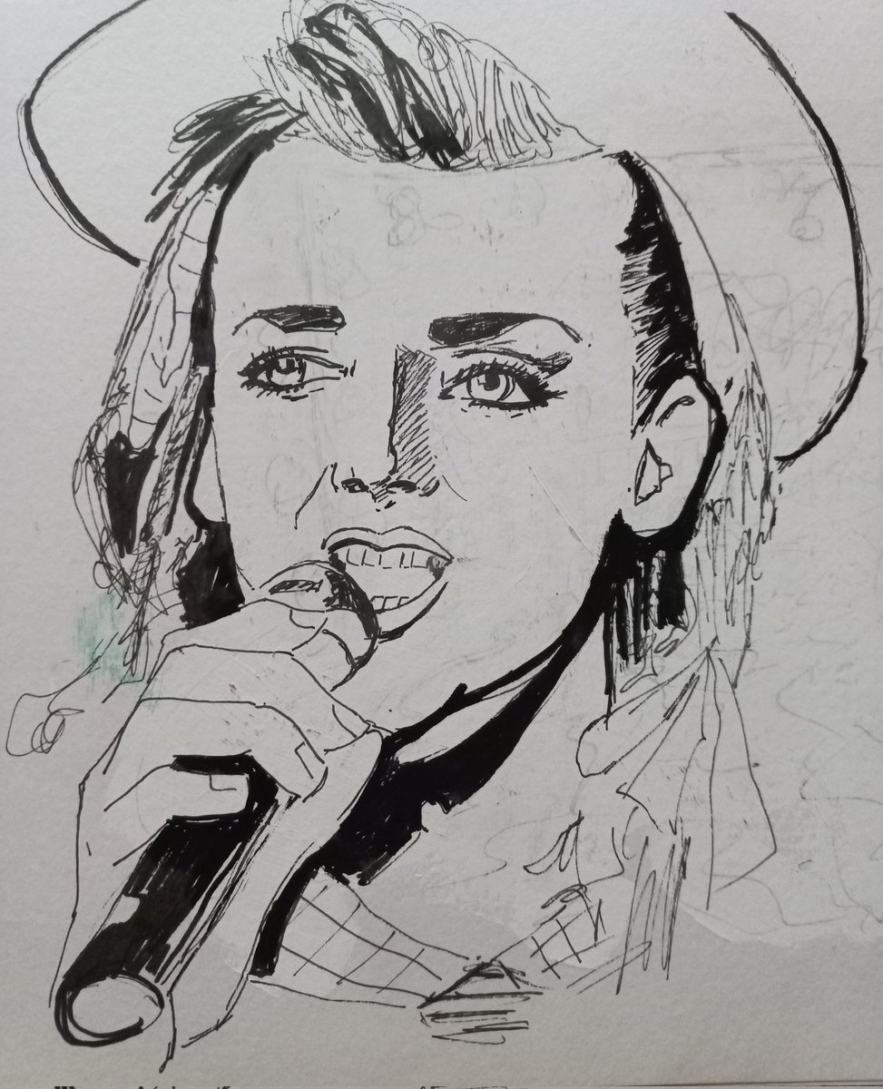 DanTeslaEnergy's tweet photo. Today's improvised illustration. I haven't drawn George in a while. Maybe it's only been a few weeks but for me it's a long time lol ✏️🩷💜💛💙❤️🤪 https://t.co/SiEvSO83Jv