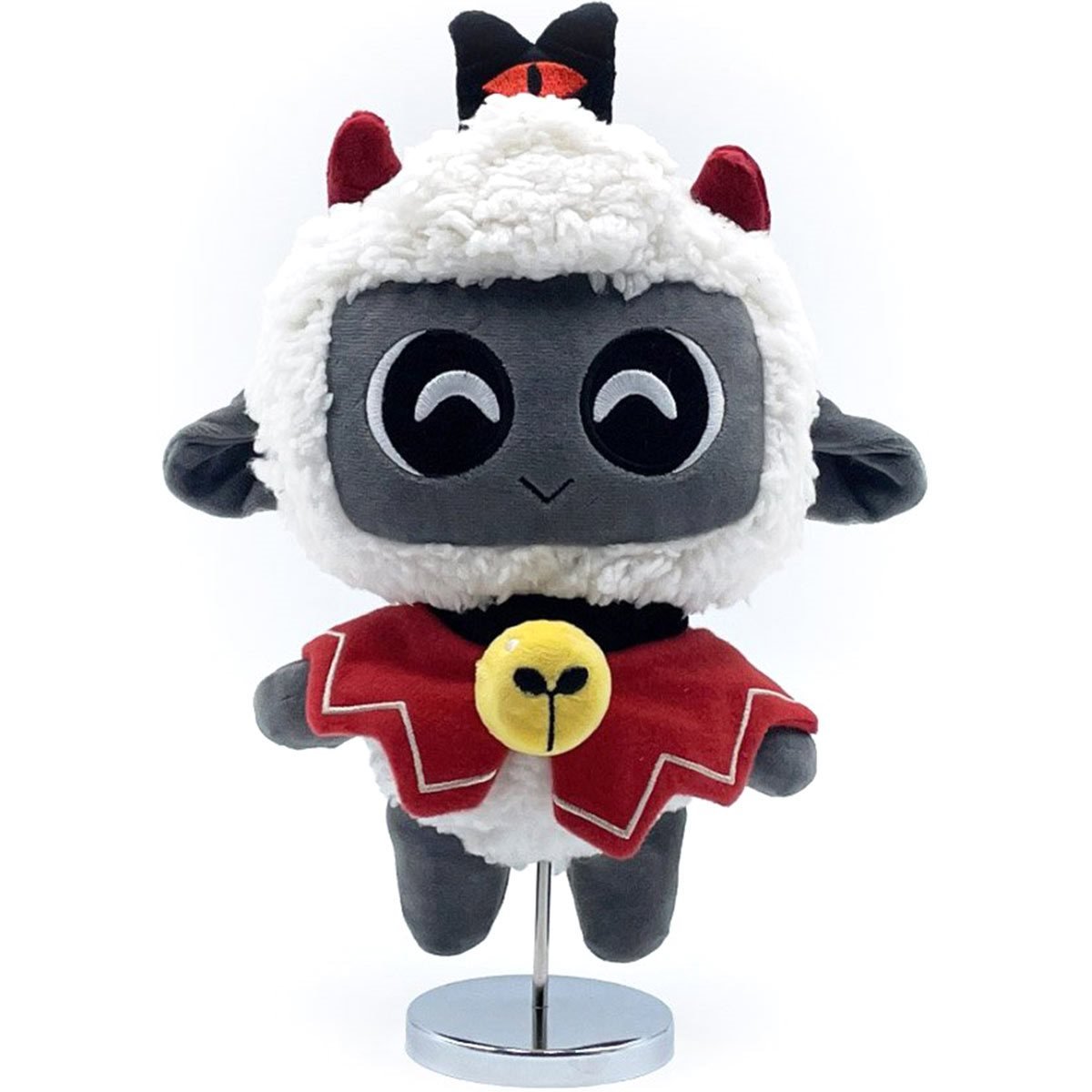 Wario64's tweet image. Cult of the Lamb The Lamb 9-Inch Plush is $22.49 on Entertainment Earth w/ code CYBER25 (free shipping for $39+ orders) bit.ly/3GhNvdR #ad