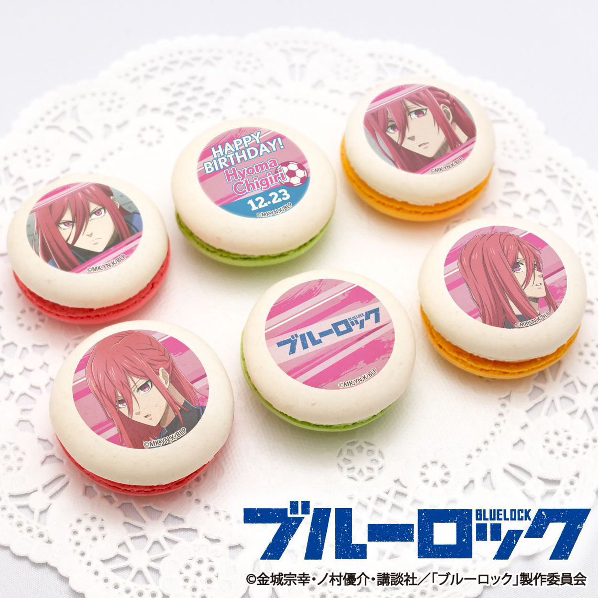 ブルーロック 千切豹馬 スイーツ 缶バッジ まとめ売り 69点 ブルー
