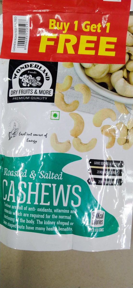 vankhede's tweet photo. @dry_wonderland 

Recently purchase 200 GM cashews from local store .
Found insect inside packege.
Very bad condition inside.
Very bad Experience.

Please do needful https://t.co/EXwZrtPLiS