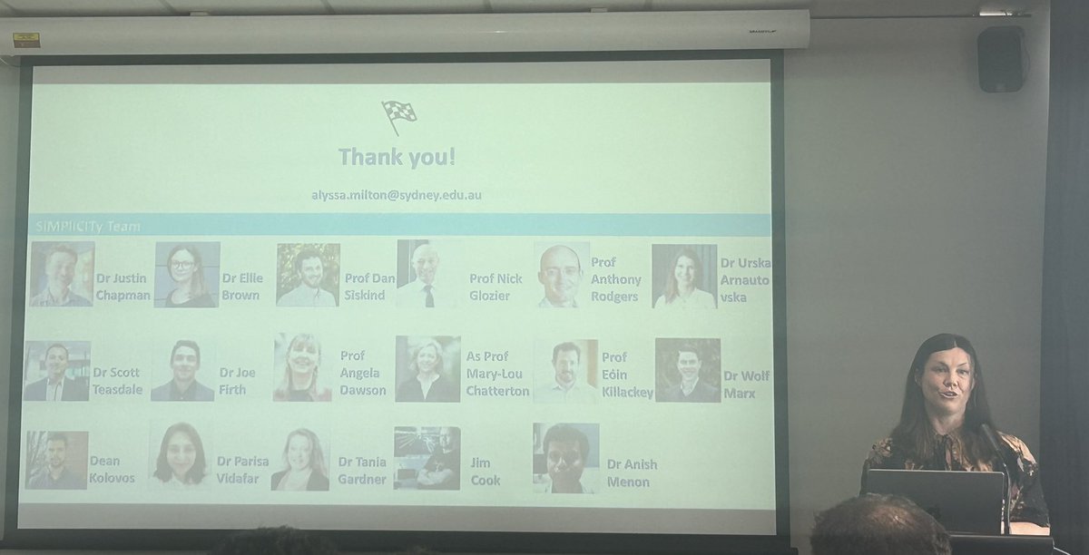So excited to be working with @AlyssaCMilton &amp; SiMPLiCTy Team on co-producing a digital intervention for physical health in people with mental ill health awarded the NHMRC TCR grant! Great presentation at MAGNET Clinical Trial Network Annual Meeting in Perth. Watch this space 😃