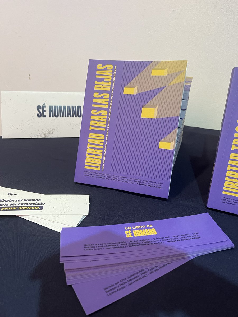 Hoy fue el lanzamiento del libro “Libertad tras las rejas”, relato de 11 presas políticas  llenos de resiliencia y esperanza, gracias a las escritoras y escritores, periodistas, editores por tan maravilloso trabajo, a esas maravillosas protagonistas. <a href="/sehumano/">Ma. Elena Romero</a>