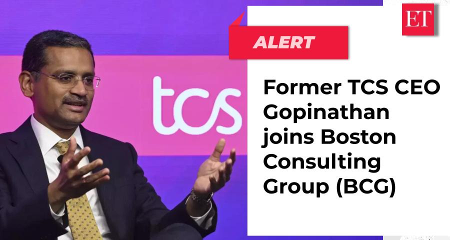 EconomicTimes's tweet photo. Former #TCSCEO #Gopinathan joins Boston Consulting Group (#BCG)
🗞️ Catch all the latest news and updates 🔴 https://t.co/ss4sd6lz80 https://t.co/w2GklT0f3Y