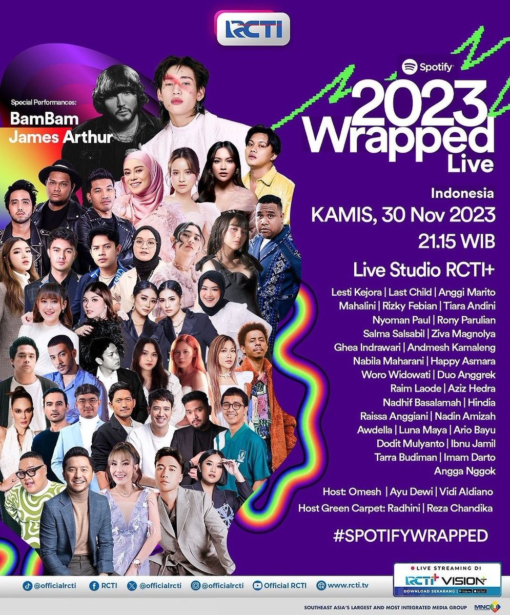 GOT7_IIU's tweet photo. Ahagases! Bammies!!!
BamBam akan perfom di Spotify Wrapped Live 2023 Indonesia 30 November 2023! 🥺💚

Stay tuned jam 4 WIB kami akan share form untuk teman2 ahgase nonton langsung ke studio ya! Limited seat! https://t.co/Ift5neSJe4