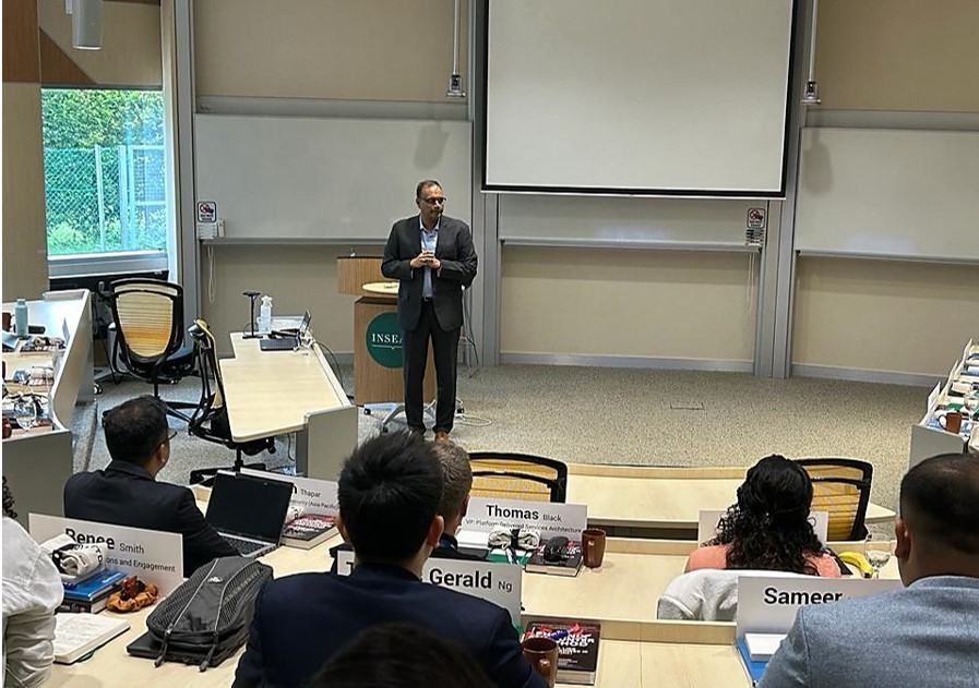 Pleased to discuss our partnership's future with NTT DATA leadership at <a href="/INSEAD/">INSEAD</a>. Exciting times ahead as we build digital advisory capabilities in an AI-first world. Cisco and NTT DATA are poised for remarkable wins together. We're stronger as a team! 📷 #Partnership #AI #Cisco