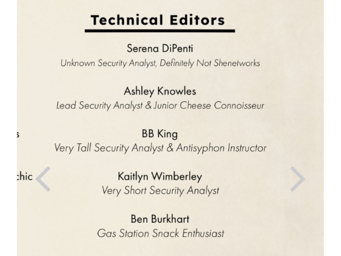 benburkhart's tweet image. INFOSEC SURVIVAL GUIDE v2 from @BHinfoSecurity is here and FREE online for your perusal or you can buy a physical copy for basically S/H. lots of love and great work in here, and I finally got to formalize my title at work