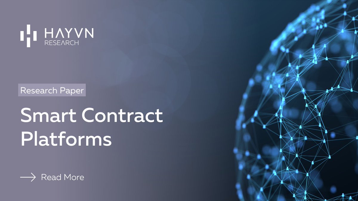 HayvnResearch's tweet photo. Layer-1 (L1) smart contract platforms like Ethereum or Solana adapt Bitcoin-like consensus mechanisms to build blockchains that not only facilitate the transfer of value but can also support complicated software that can be useful in financial and social applications. https://t.co/NRWHUcgeE1
