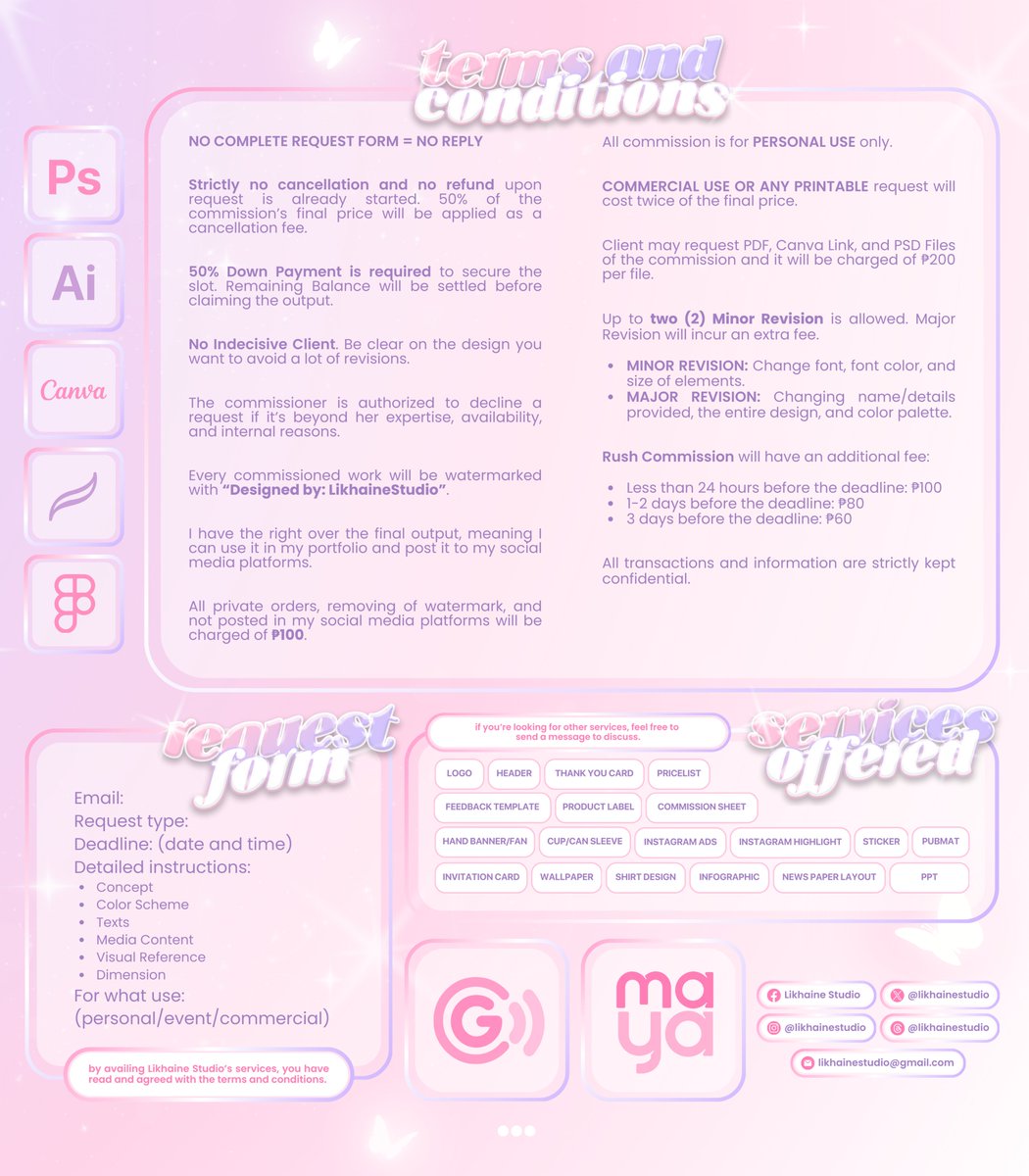 ㅤㅤㅤㅤㅤㅤㅤㅤㅤㅤㅤㅤ  𝘄𝗲𝗹𝗰𝗼𝗺𝗲 𝘁𝗼 𝗹𝗶𝗸𝗵𝗮𝗶𝗻𝗲 𝘀𝘁𝘂𝗱𝗶𝗼. 

ʚɞ︙where imagination knows no limits, let your imagination run wild, and let me handle the rest ﹗

◟feedback : #likhainefeedback
◟samples: #likhainestudio
◟carrd: likhainestudio.carrd.co