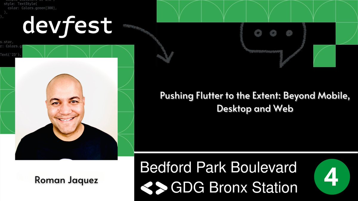 Roman is coming back to the Bronx for our Devfest and we couldn't be happier 😀 #DevFest2023 #devfestbx <a href="/drcoderz/">Roman Jaquez</a>