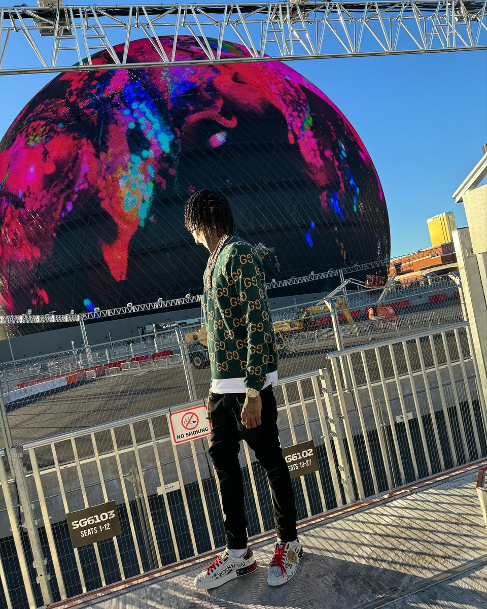 LasVegasLocally's tweet photo. Soulja Boy says he was the first rapper to visit the Sphere https://t.co/621gTNhc4l