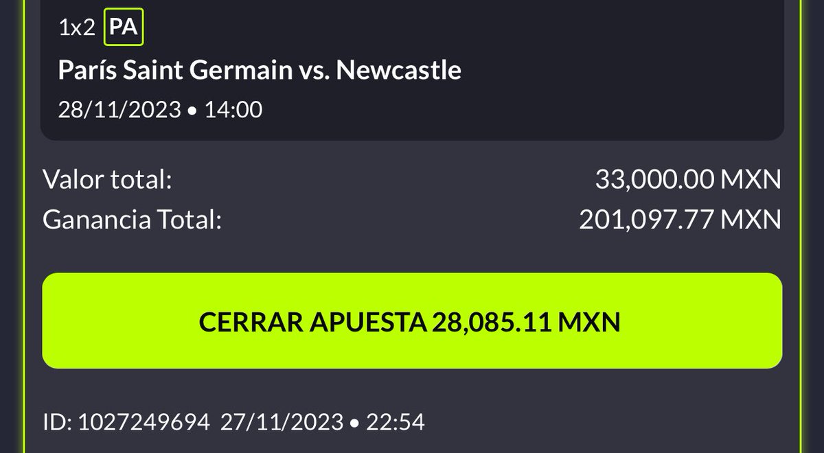 hugowx_'s tweet photo. Listo el parlay de Champions hoy, tiene momio +500🍿

El último parlay que fue el sábado lo ganamos, seguimos ganándole al casino🤩

Hay que sacar los regalos de Navidad y Fin de año, voy con $33,000🎄🎅

Son 4 juegos, Activa Notis empieza 11:45AM

Si hay 2,500♥️🔄🗯️ lo comparto! https://t.co/FWMQWhz3bt