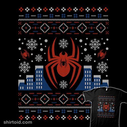 shirtoid's tweet photo. "New York Aranea Ugly Sweater" by @Logozaste is $13 today https://t.co/0RpkSmrRac https://t.co/HmuqqzdfxS