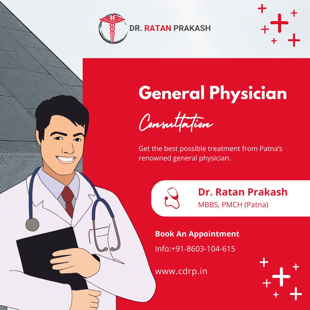 Consult with Patna's best general physician 'Dr. Ratan Prakash', Your health is our priority.

🌐cdrp.in

#GeneralPhysician #PatnaDoctors #HealthcareExcellence #PatientCare #MedicalExpert #DrRatanPrakash #HealthandWellness #TopDoctor  #cdrp #drratanprakash #mbbs