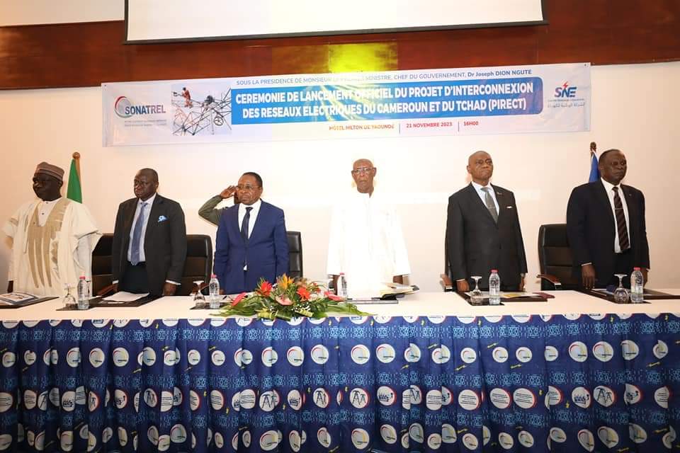 TheCameroonianZ's tweet photo. Lancement du Projet d'Interconnexion des Réseaux Électriques du #Cameroon et du #Tchad (#PIRECT). https://t.co/tibIBsGOml