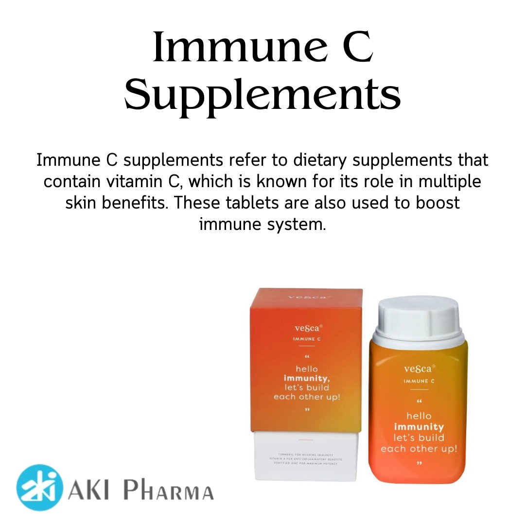 Boost your immunity with Nutritional Immune C Supplements available online at AKI Pharma
#immune #health #immunesystem #immunesupport #immunebooster #immunity #wellness #healthy #immunehealth #healthylifestyle #vitamins #vitaminc #fitness #supplement #nutrition  #immuneboosting