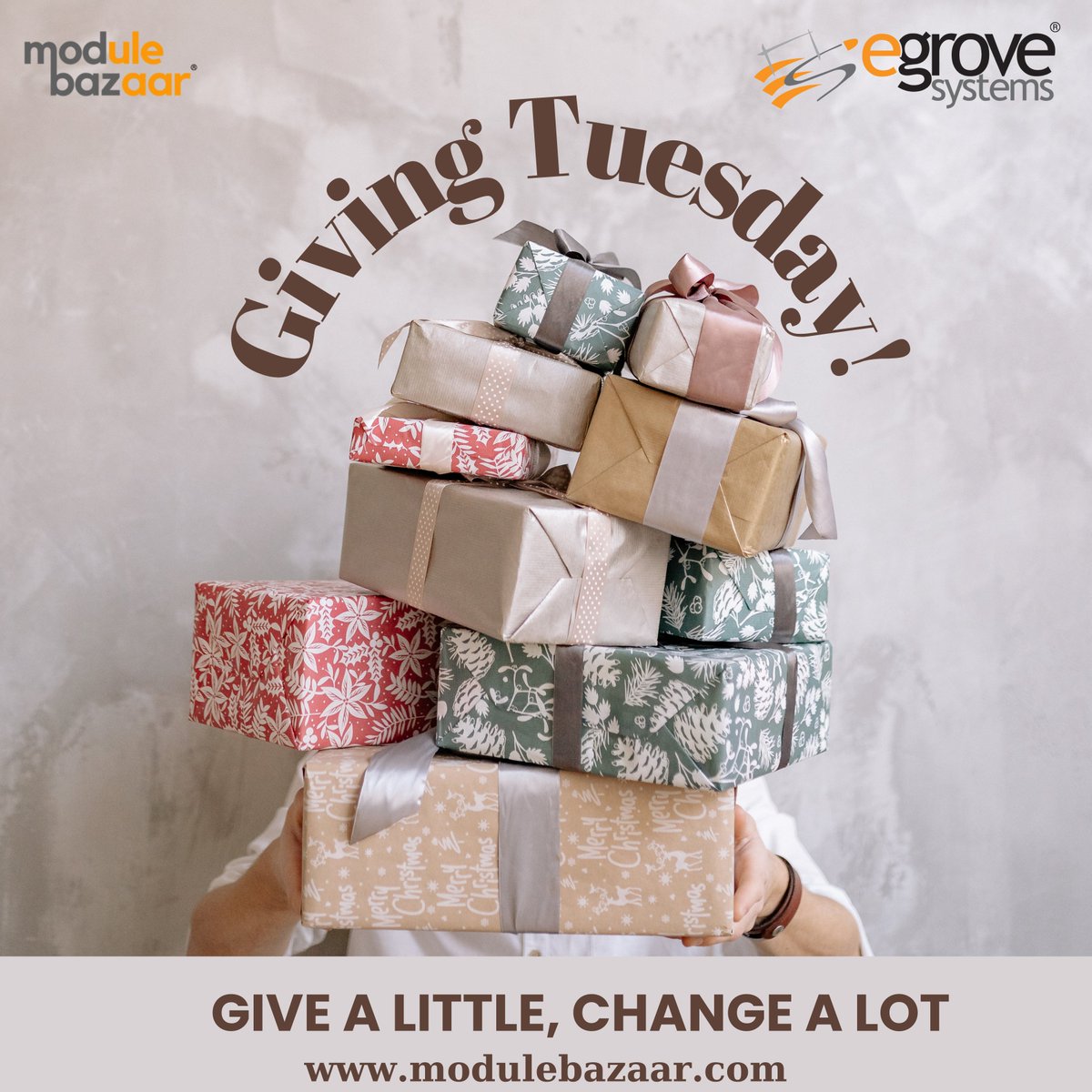 ModuleBazaar's tweet image. Its #GivingTuesday, and I&apos;m so excited to join in this holiday of giving. The joy this time of year brings and the acts of kindness and generosity that people worldwide share inspire me. 

#EmpowerChange #SpreadJoy #GiveKindnessSpreadJoy #GiveJoyGiveHope #GiveBack