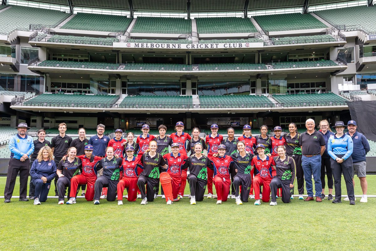 History = made 🏟️

In the first Women's <a href="/vicpremcricket/">Vic Premier Cricket</a> match staged at the <a href="/MCG/">Melbourne Cricket Ground</a>, the Melbourne Cricket Club recorded a five-wicket victory in a hard-fought contest with Box Hill Cricket Club.